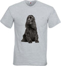 Cocker Spaniel Dog Black Pet Family Novelty T Shirt Various Colours And Sizes