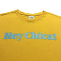 Delta Pro Weight Hey Chica Vintage Y2K T Shirt Mens Large Yellow Graphic Tee