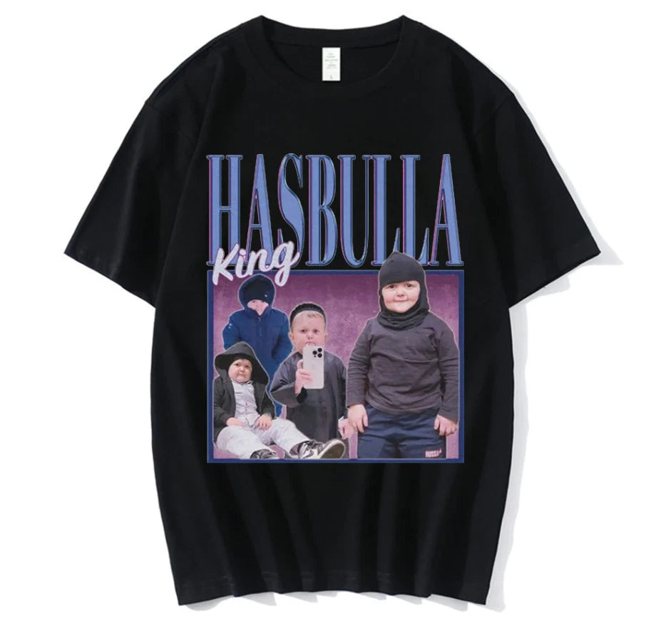 BRAND NEW HASBULLA KING T SHIRT VINTAGE NOVELTY MEME
