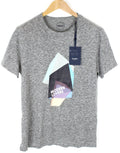 Zapa Modern Lovers Men's LARGE Short Sleeve Grey Melange Crew Neck T-Shirt