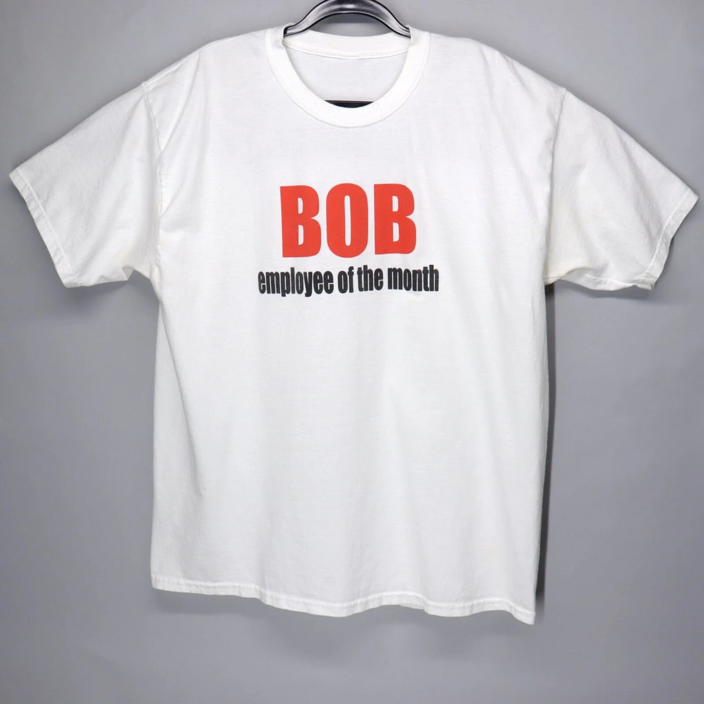 Vintage BOB Employee Of The Month T Shirt Mens Size 3XL White Funny