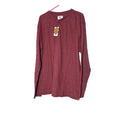 MINIMALIST CASUAL NEW PX Clark Burgundy Long Sleeve Henley Pullover Shirt 2XLNWT