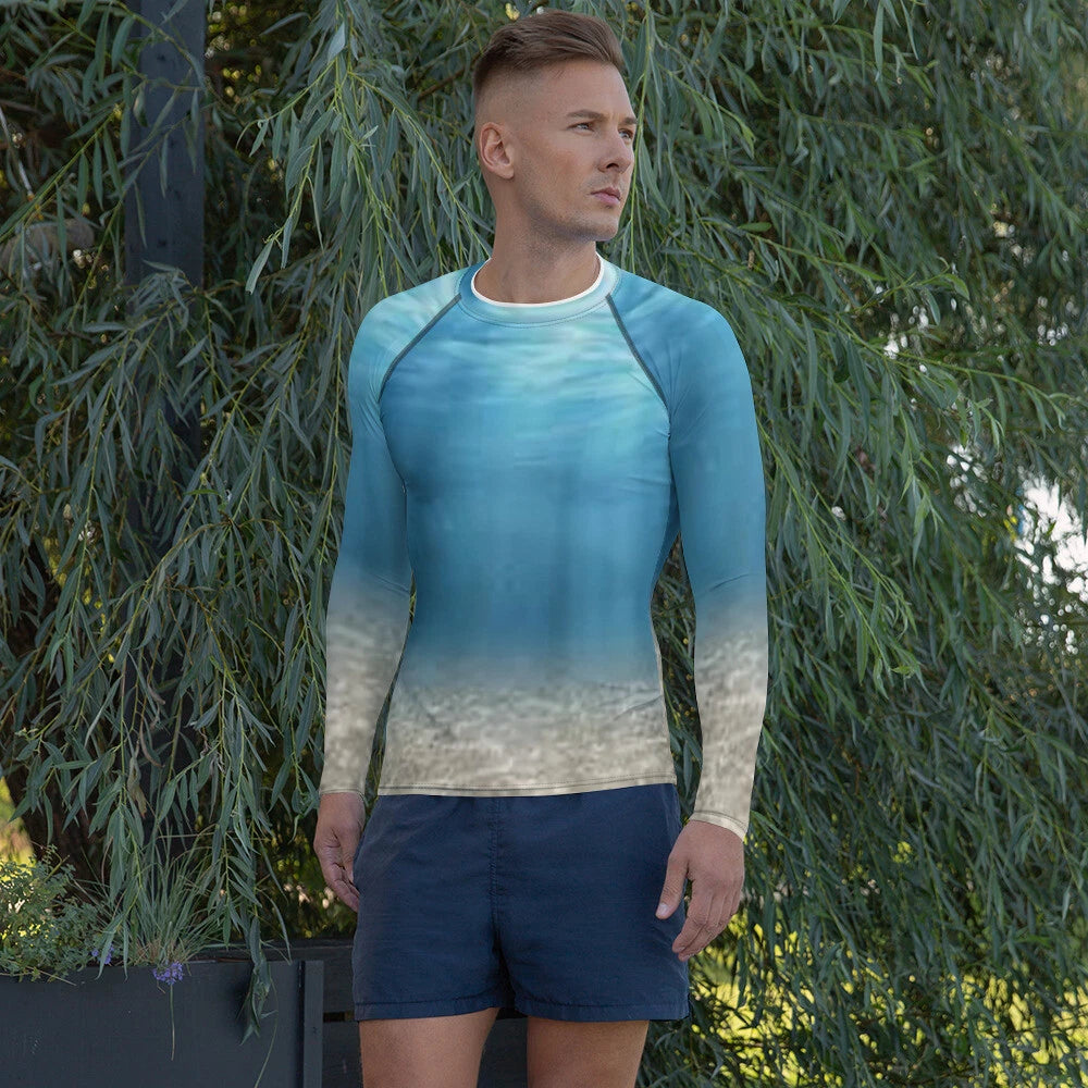 Under Water Ocean Men's Rash Guard