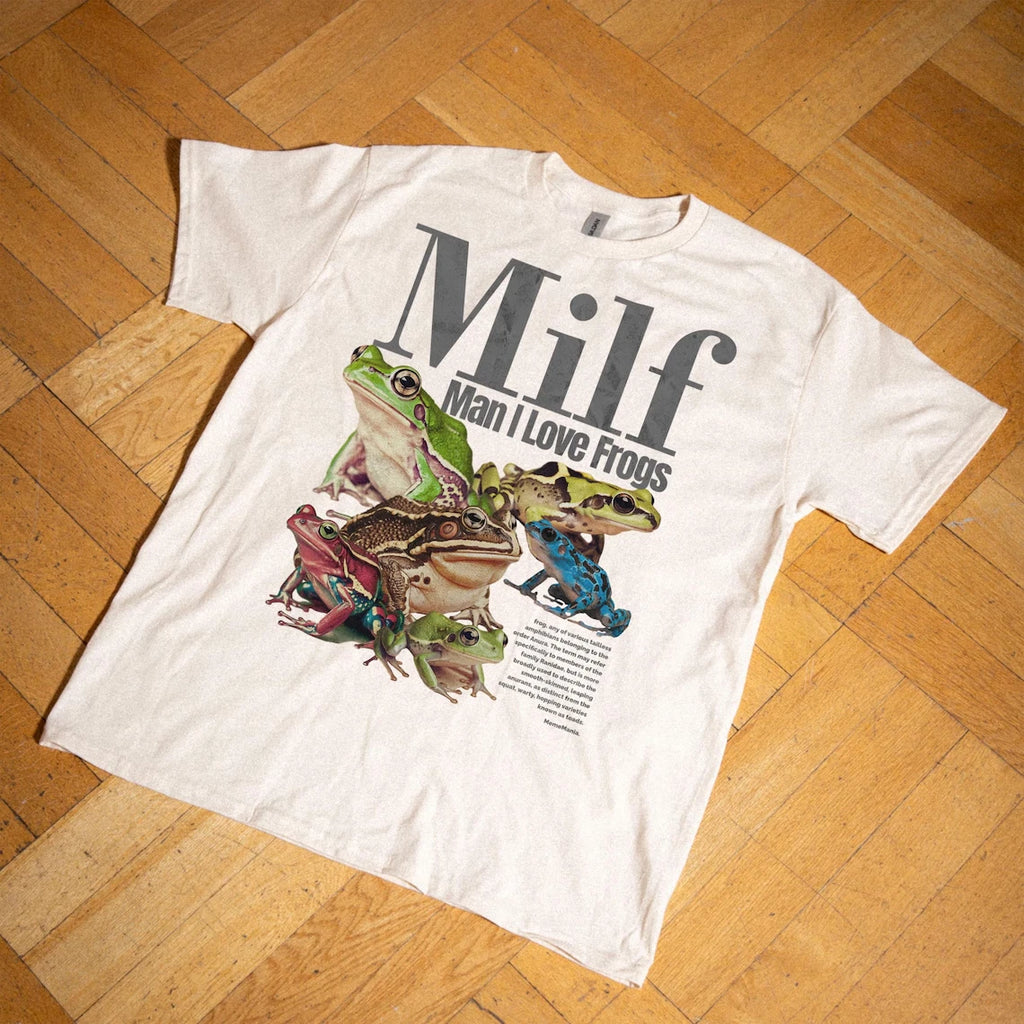 Man I Love Frogs T-Shirt, Meme Frog Shirt, Vintage Style Unisex T-Shirt, Offensi