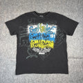Vintage Y2K Southpole T-Shirt Men's XL Black Skate Grunge Punk Short Sleeve