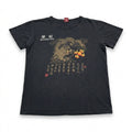 3XL VTG Shenzhen China Souvenir Dragon Black Gold Graphic Cotton T-Shirt