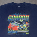 Jeff Gordon NASCAR DuPont Racing Team 24 Vintage Graphic T Shirt Men's 2XL Black