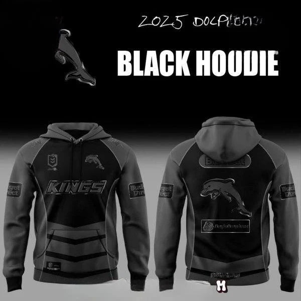 Dolphins Back In Black Limited Edition Hoodie