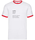 Funny Definition Cats Internet - Mens Ringer - Cat Pet Pets Kitten Meme