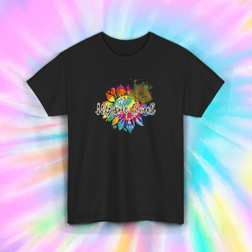 Hippie Soul Shirt Colorful Boho Floral Psychedelic Groovy 70s S-5XL
