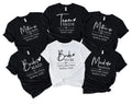 Hen Party T Shirts Hen Do Bride To Be Tribe Tops Personalised, Golden Team 2026