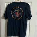 Men’s Vineyard Vines Black Skeleton and Beer Graphic T Shirt HOT