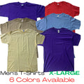 MEN'S HIGH QUALITY REGULAR LARGE SHORT SLEEVE TEE BLANK COTTON T SHIRTS  ✔️✔️