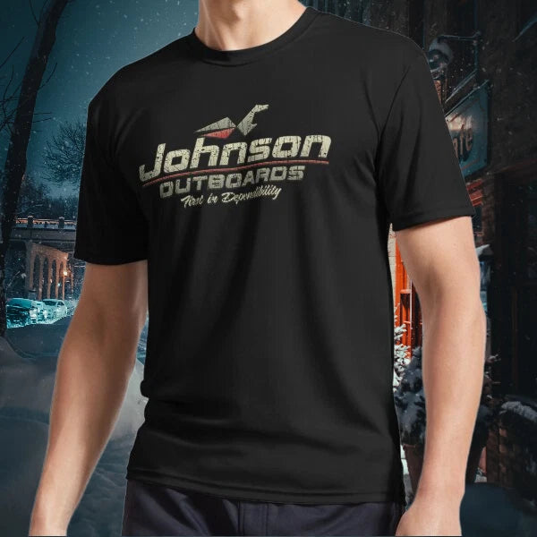 NEW! Johnson Outboards 1903 Logo Long Sleeve T-Shirt Funny Size S to 5XL