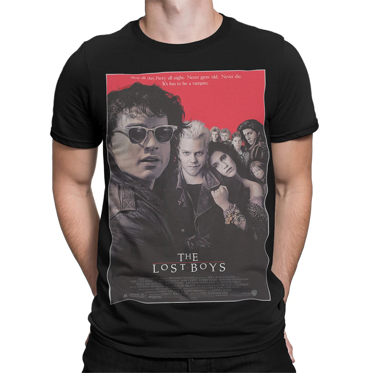Sleep All Day The Lost Boys Cult Classic Film Movies Men Women Graphic Tee
