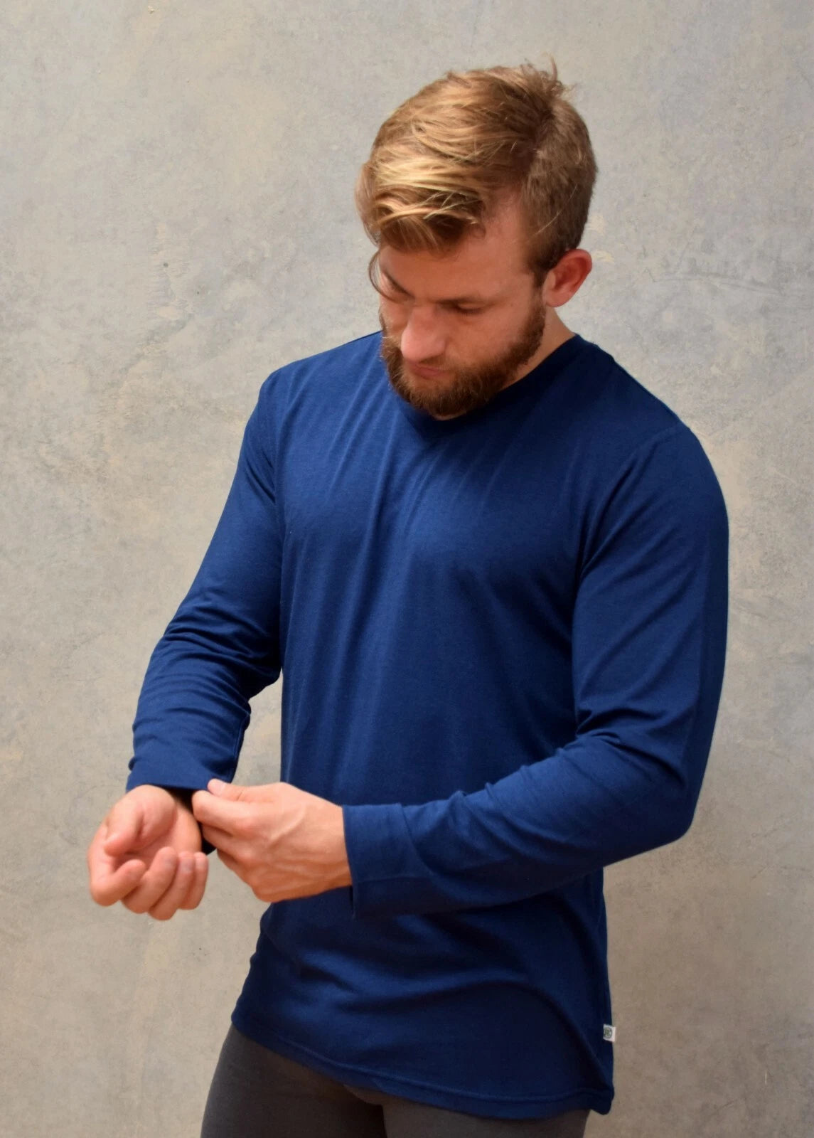 T-Shirt Long Sleeve Men's S - 4XL Bamboo Textiles Tee Anti-Bacterial Absorbent