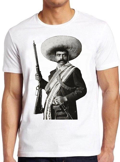 Emiliano Zapata Mexican Revolution Cool Gift Tee T Shirt M436