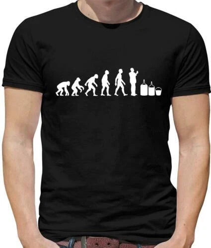 Evolution Of Man Homebrew Mens T-Shirt - Home Brewing - Brew - Beer - Drinking