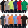 BILLIONHATS 12 Pack Plus Size Men Cotton T-Shirt Short Sleeve Tees (Large)