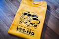 Vintage Totoro Catbus Gold T-Shirt, Anime Manga, Studio Ghibli, Cat Bus, Nekobus