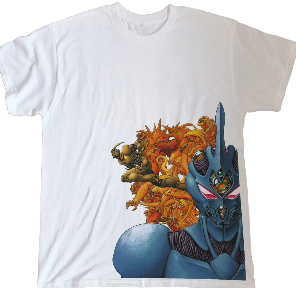 Guyver t-Shirt Anime Retro Graphic T- Shirt Tee Unisex Apparel