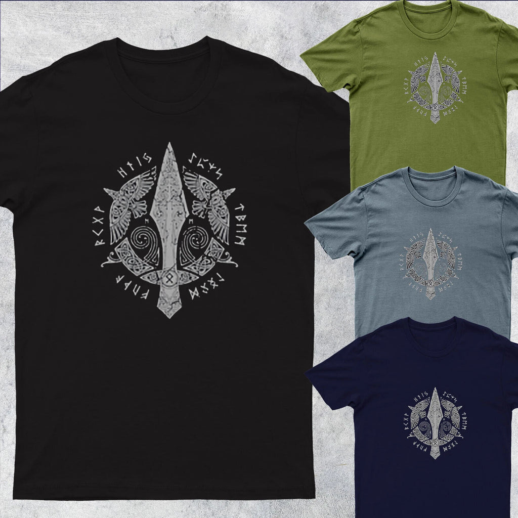 VIKING DAGGER COOL VALHALLA LOKI  Mens T-Shirt #DG #P1 #PR