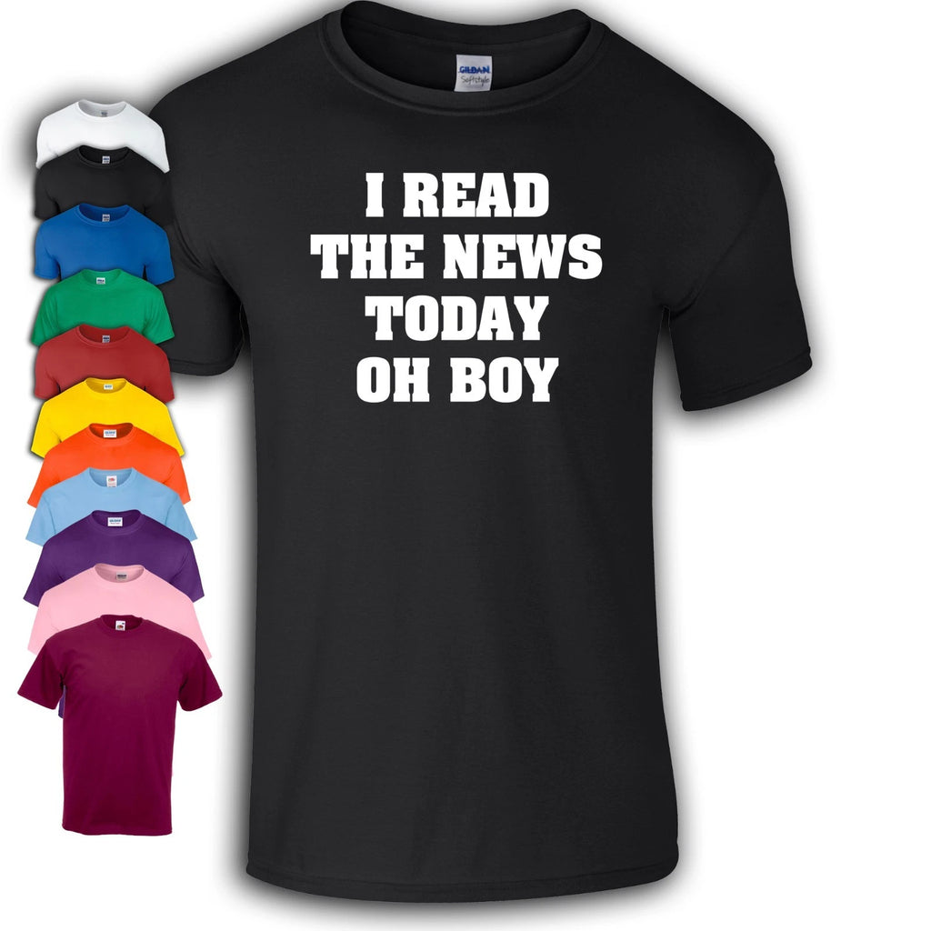 I Read The News Today Oh Boy T-Shirt |  Music | 60s |