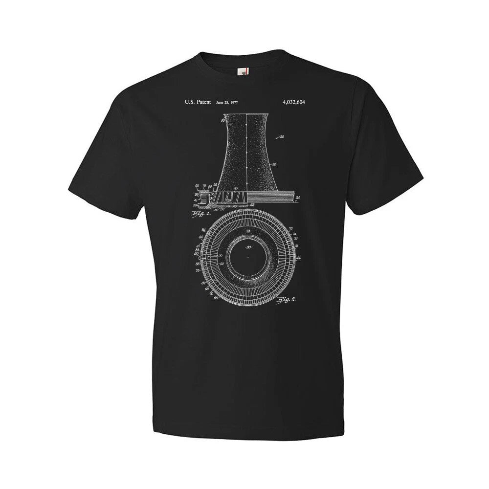 Nuclear Power Plant Cooling Tower Shirt Power Technician Engineer Gift