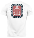 Men's T-Shirt Back Print Anchor Motif Maritime Summer Sailing Fashion Street Style