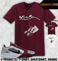 Shirt Matching KB 5 Protro Lower Merion Aces Match Sneaker KB Shoelace T-Shirt