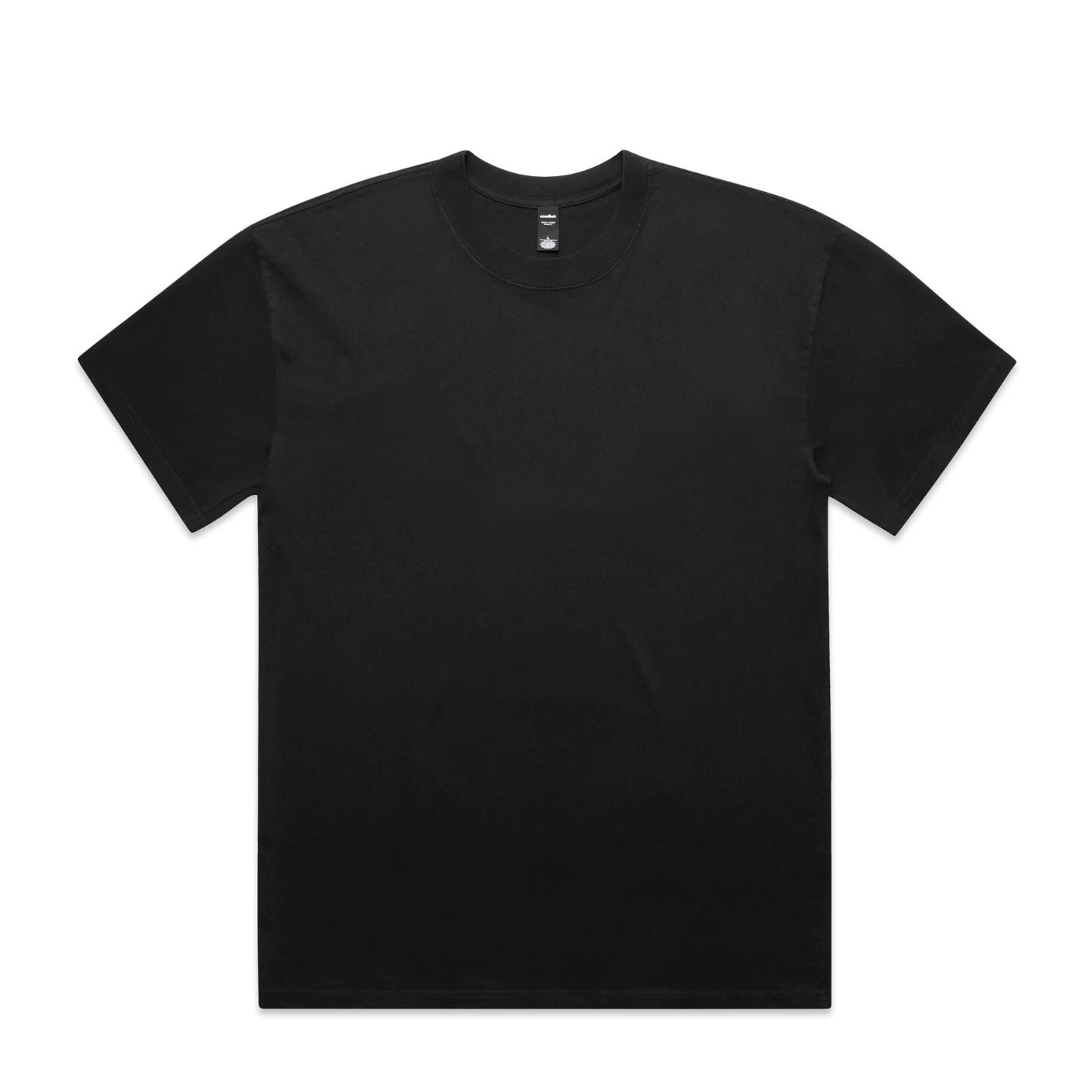AS COLOUR HEAVY FADED MINUS BLACK OVERSIZED TEE [2-PACK] - LARGE, BLACK