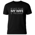 Be Nice To Me My Wife Is Pregnant Shirt Funny New Dad Gift for Men T-Shirt