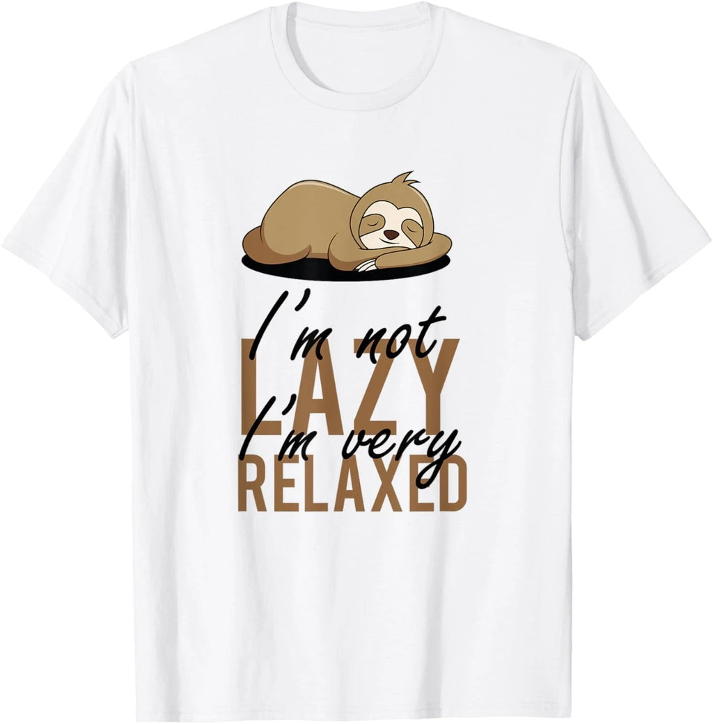 i'm not Lazy, I'm relaxed funny sleeping loth T-Shirt