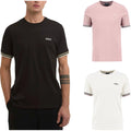 Barbour Mens B.Intl Burnwood Tipped Cuff T-Shirt Soft Cotton T-Shirts