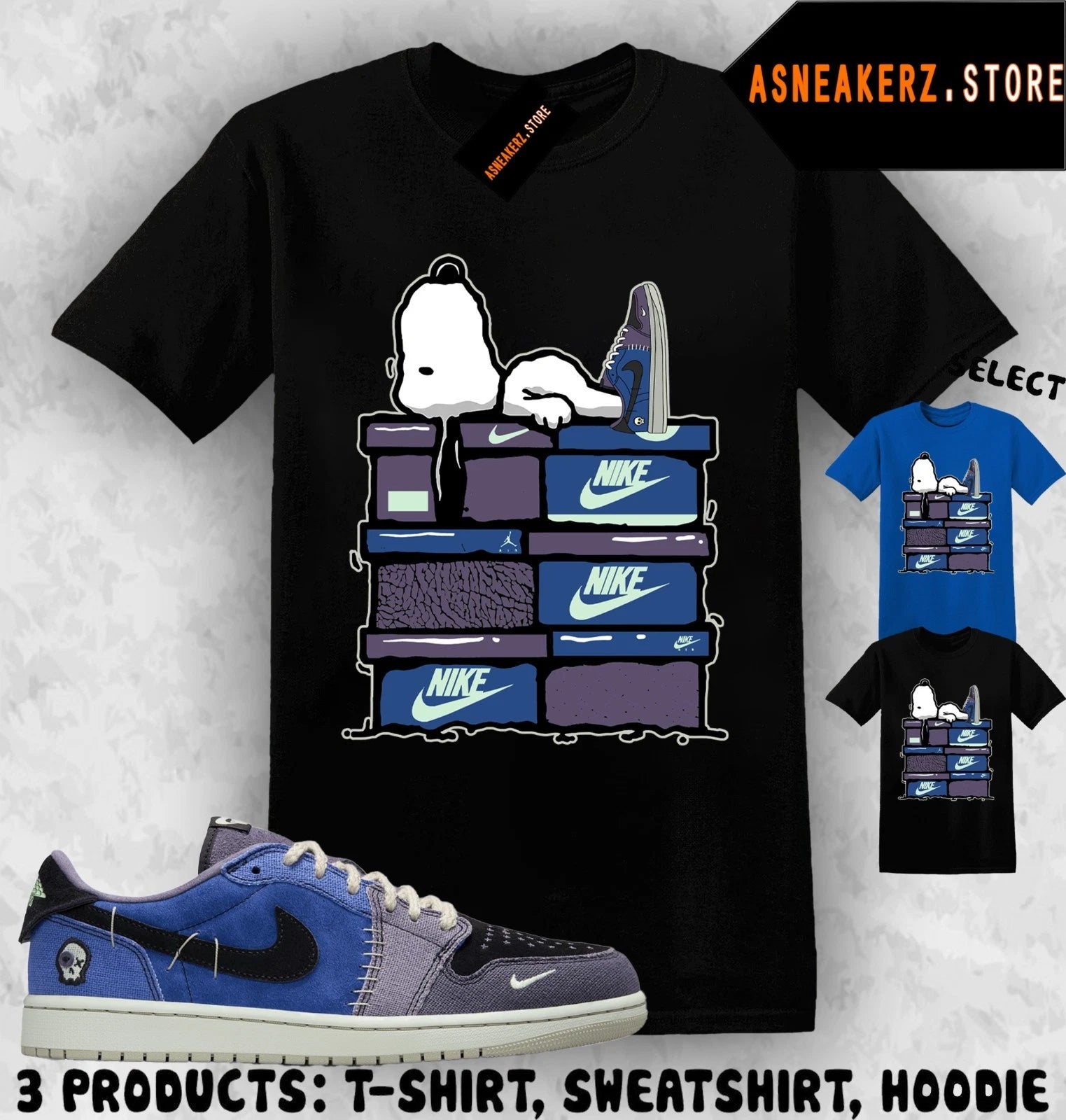 Shirt Match AJ 1 Low OG Voodoo Alternate Sneaker Matching Tee Sneakerhead S Dog
