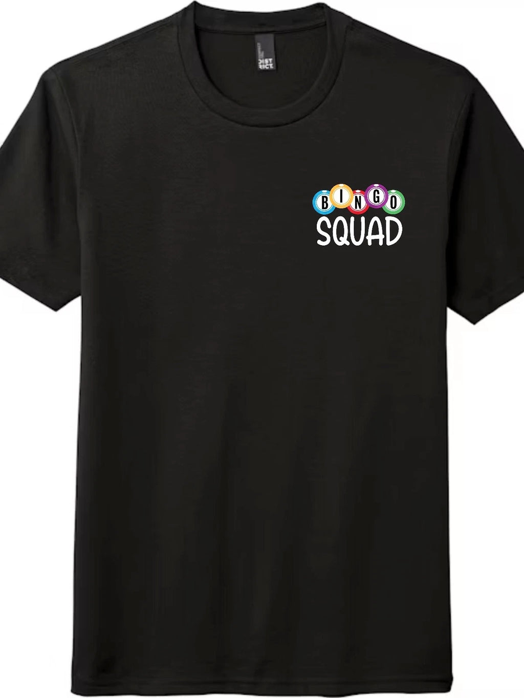 Unisex Bingo Squad Pocket Print T-Shirt Funny Bingo Player Team Graphic Tee