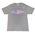 Vintage Amierica Shirt Men's Large Gray United We Stand Graphic Tee Short Sleeve