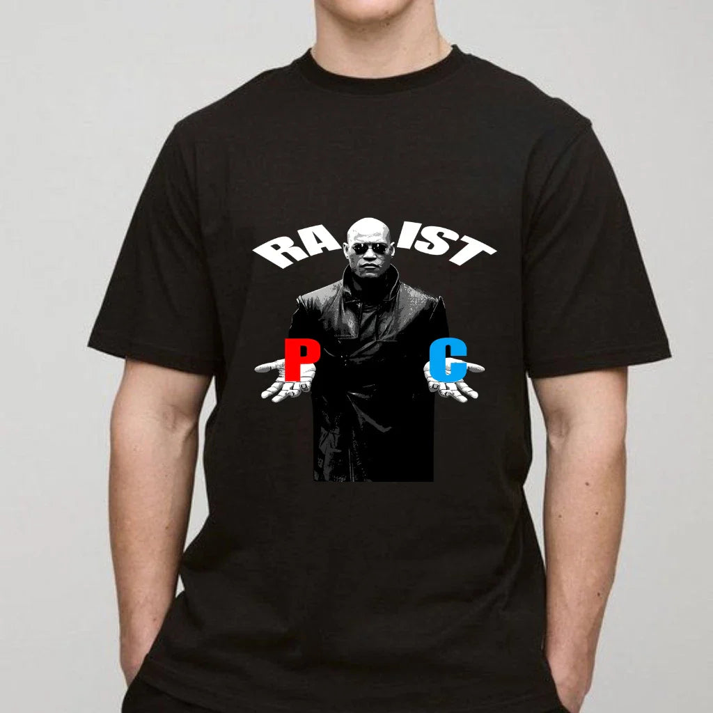 Matrix Morpheus Black Short Sleeve Unisex T-Shirt Available in Sizes S–5XL Morph