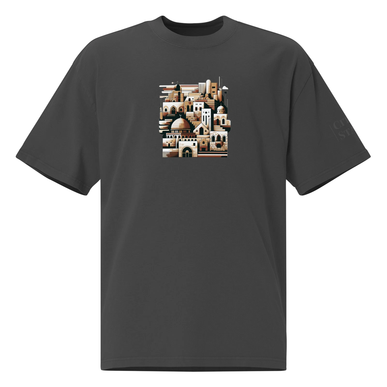 Oversized faded t-shirt (ISRAEL)