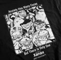 Anxiety Has many Faces T-Shirt, xanax Shirt, Unisex Shirt