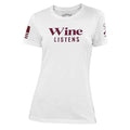 Grunt Style Women's Wine Listens T-Shirt - White