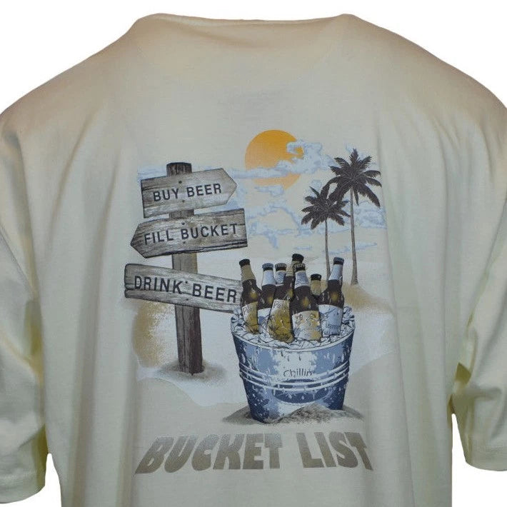 MENS T SHIRT-JOE MARLIN -BUY BEER -BUCKET LIST-BIG SIZES TEE 2XL 3XL 4XL-NWT