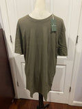 Mutual Weave XL Tall Crew Neck Short Sleeve Safari Green Olive Tshirt