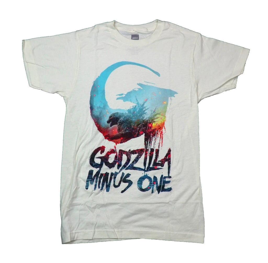 Godzilla Minue One New Adult T-Shirt - Godzilla Inside Dripping Crescent