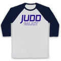 AVENUE JUDD GALAXY SCI FI COMEDY TV LOGO SPACESHIP 3/4 SLEEVE BASEBALL TEE