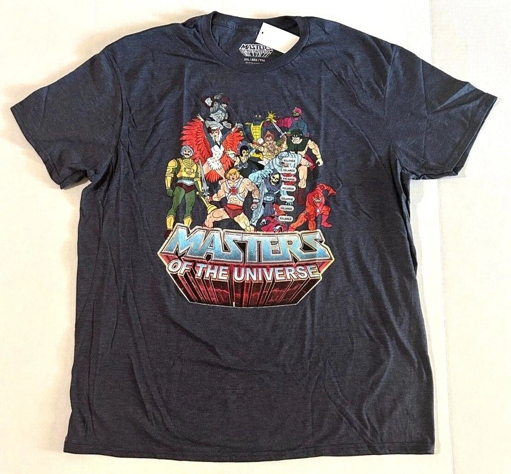 Masters of the Universe He-Man Characters Tee Shirt Skeletor She-Ra New