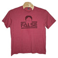 The Office Dwight False T Shirt Mens Size XL Red Gildan Softstyle Short Sleeve