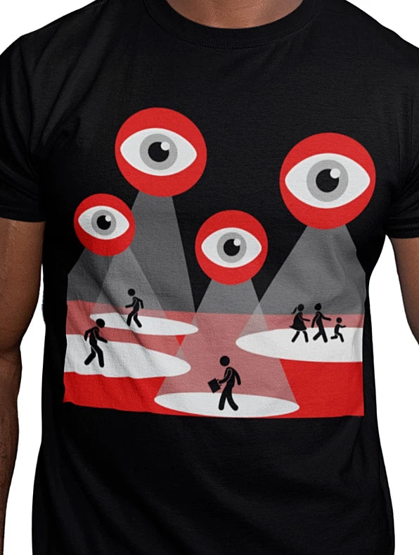 George ORWELL insp They Live Shirt 1984 Big Brother Thought Police Free Speech