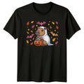 Cute Capybara Ghost Trick Or T-Shirt Capybara Halloween Animal Halloween
