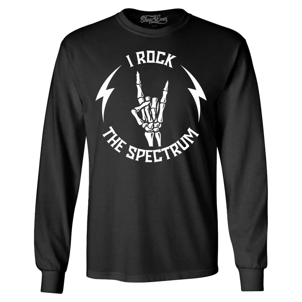 I Rock the Spectrum Neurodivergent Spectrum Long Sleeve Autism Shirt